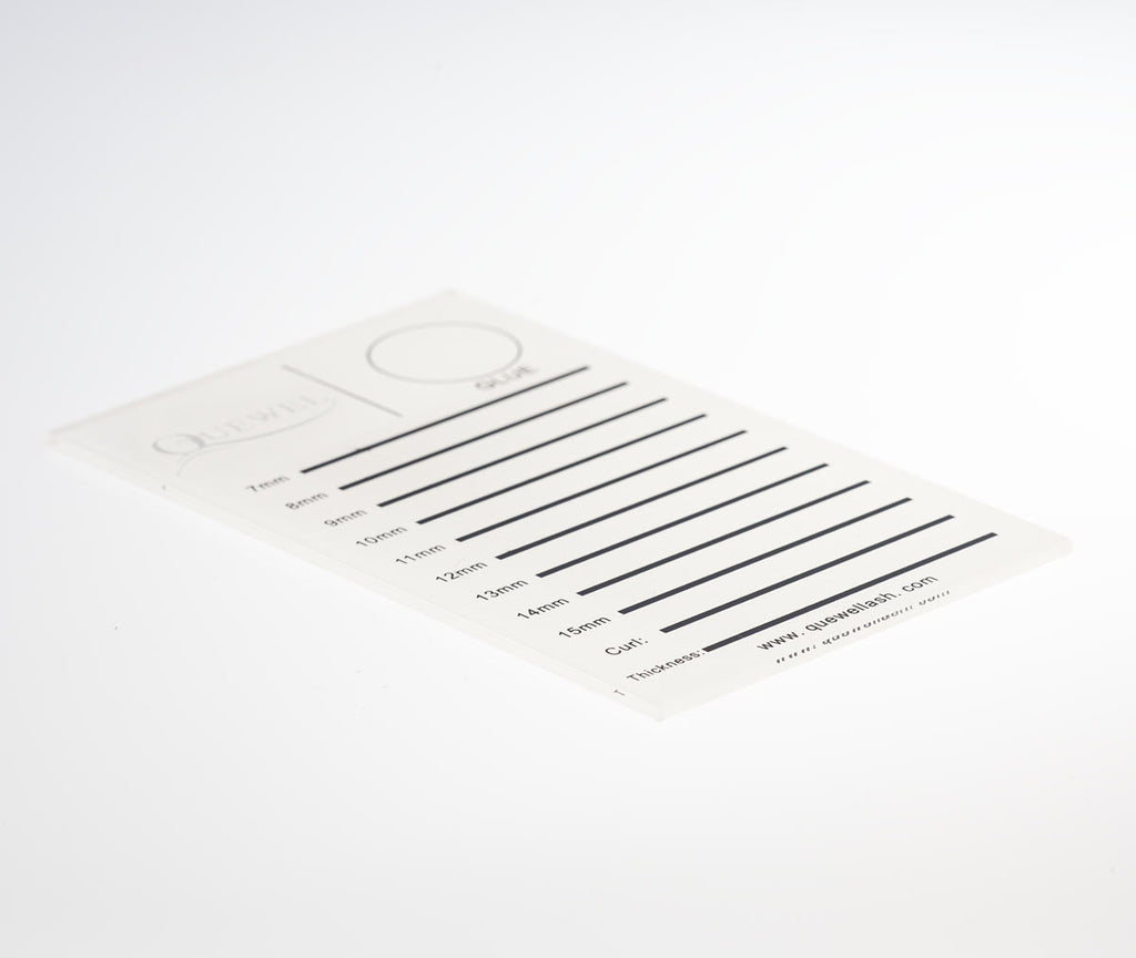 Wimpernplatte aus weißem Plexiglas für Eyelashextensions
